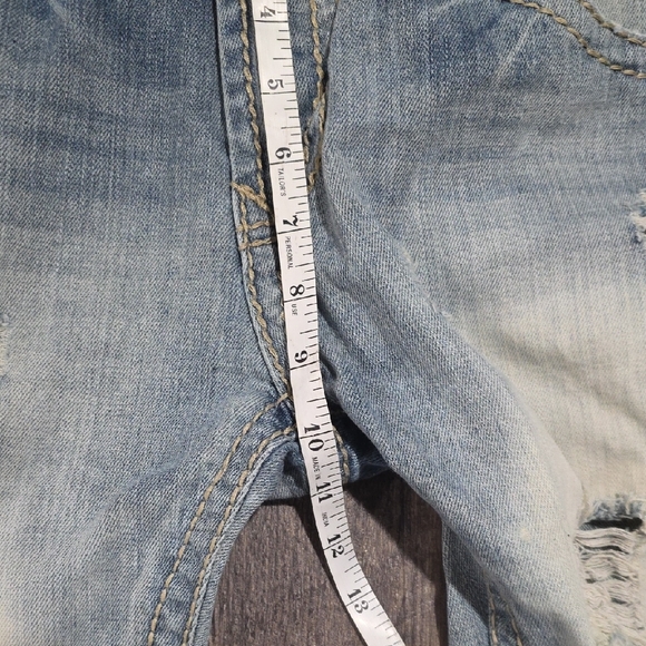 Buckle Black 32x34 Men's Low Rise Slim Straight Blue Jeans Distressed - Picture 5 of 9